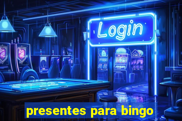 presentes para bingo